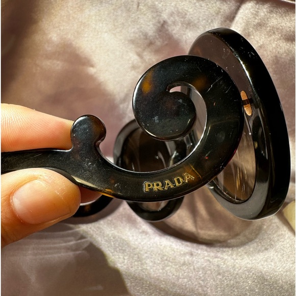 PRADA Minimal Baroque Sunglasses Brown - Picture 15 of 17